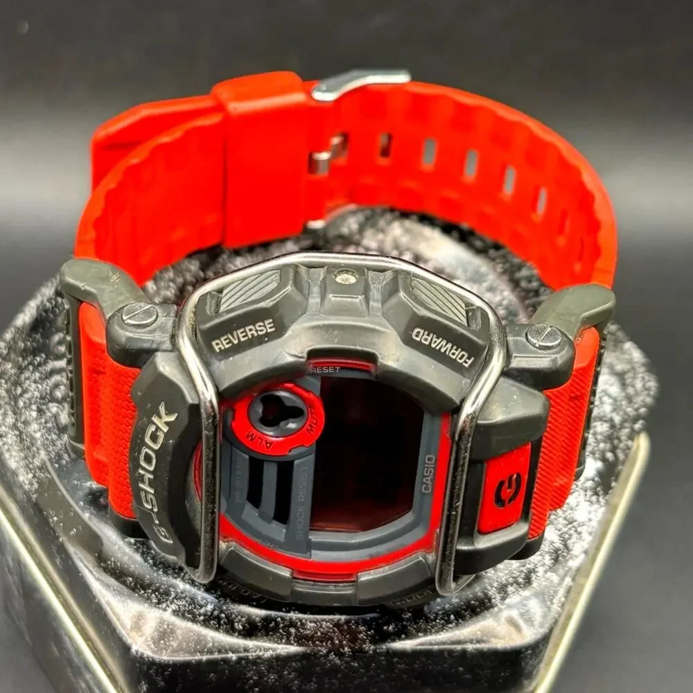 Casio G-Shock GD-400-4 Red Black Digital World Time Men's Watch